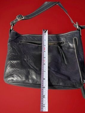 Moonstruck Leather conceal weapon black camouflage interior Shoulder Bag